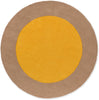 Brink and Campman Habitat Festival Round Yellow Area Rug main image