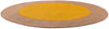 Brink and Campman Habitat Festival Round Yellow Area Rug Round Angle Image