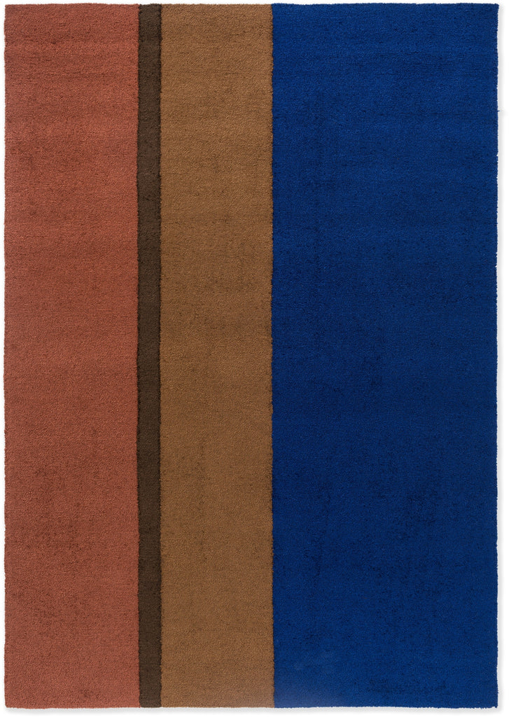 Brink and Campman Habitat Festival Stripe Blue Area Rug main image