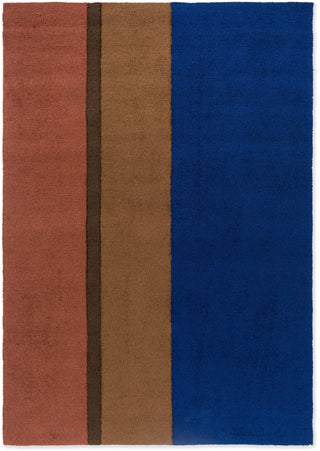 Brink and Campman Habitat Festival Stripe Blue Area Rug main image