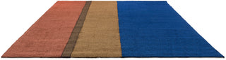 Brink and Campman Habitat Festival Stripe Blue Area Rug Angle Image