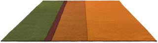 Brink and Campman Habitat Festival Stripe Orange Area Rug Angle Image