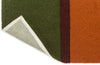Brink and Campman Habitat Festival Stripe Orange Area Rug Fold Image