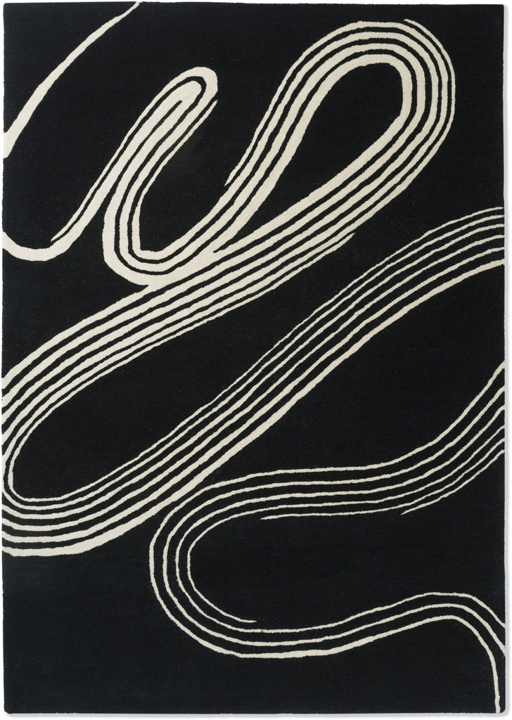 Brink and Campman Decor Flow Caviar Area Rug main image
