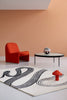 Brink and Campman Decor Flow Soft Sand Area Rug Room Image Feature
