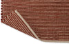 Brink and Campman Frame Brick Area Rug Fold Image