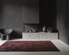 Brink and Campman Mural Modest Burgundy Area Rug Room Image Feature