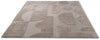 Brink and Campman Mural Bold Cement Area Rug Angle Image