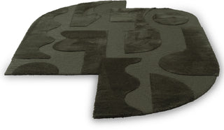 Brink and Campman Mural Form Forest Area Rug Angle Image