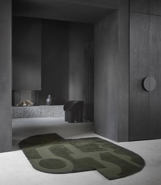 Brink and Campman Mural Form Forest Area Rug Room Image Feature