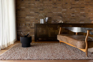 Brink and Campman Nest Leather Area Rug Room Image Feature