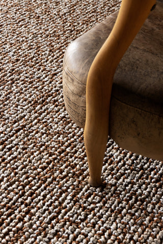 Brink and Campman Nest Leather Area Rug Room Image Feature