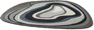 Brink and Campman Habitat Aura Grey Area Rug Angle Image