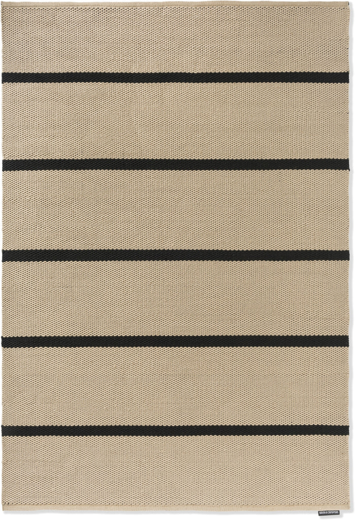 Brink and Campman Deck Charcoal Black Area Rug main image