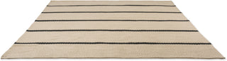 Brink and Campman Deck Charcoal Black Area Rug Angle Image