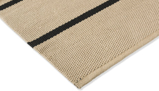 Brink and Campman Deck Charcoal Black Area Rug Corner Image
