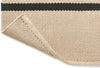 Brink and Campman Deck Charcoal Black Area Rug Fold Image