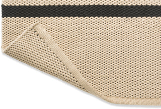 Brink and Campman Deck Charcoal Black Area Rug Fold Image