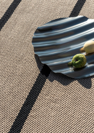 Brink and Campman Deck Charcoal Black Area Rug Room Image Feature