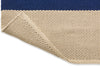 Brink and Campman Deck Electric Blue Area Rug Fold Image