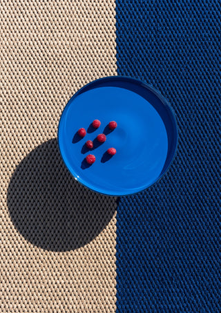 Brink and Campman Deck Electric Blue Area Rug Room Image Feature