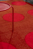 Brink and Campman Habitat Festival Dots Red Area Rug Room Image Feature
