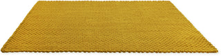 Brink and Campman Lace Golden Mustard Area Rug Angle Image