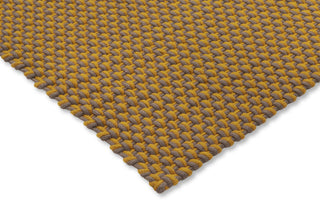 Brink and Campman Lace Golden Mustard/Grey Taupe Area Rug Corner Image