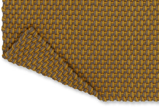 Brink and Campman Lace Golden Mustard/Grey Taupe Area Rug Fold Image