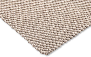 Brink and Campman Lace Sage Grey/White Sand Area Rug Corner Image