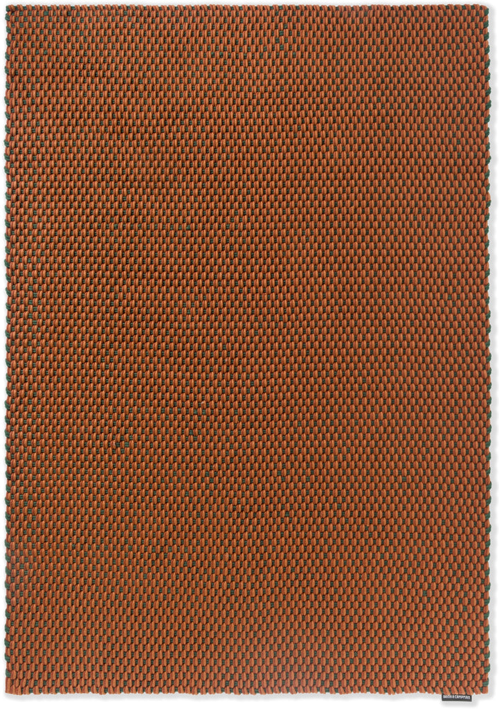 Brink and Campman Lace Tricolore Terra/Rust/Green Area Rug main image