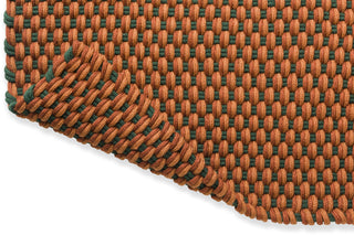 Brink and Campman Lace Tricolore Terra/Rust/Green Area Rug Fold Image