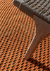 Brink and Campman Lace Tricolore Terra/Rust/Green Area Rug Room Image Feature