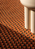 Brink and Campman Lace Tricolore Terra/Rust/Green Area Rug Room Image Feature