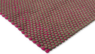 Brink and Campman Lace Tricolore Thyme/Grey/Pink Area Rug Corner Image