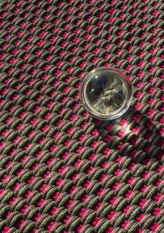 Brink and Campman Lace Tricolore Thyme/Grey/Pink Area Rug Room Image Feature