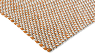 Brink and Campman Lace Tricolore White/Sand/Mango Area Rug Corner Image