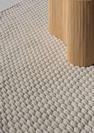 Brink and Campman Lace White Sand Area Rug Room Image Feature