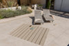 Brink and Campman Zona Stitch Olive Area Rug Room Image Feature