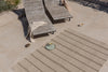 Brink and Campman Zona Stitch Olive Area Rug Room Image Feature