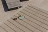 Brink and Campman Zona Stitch Olive Area Rug Room Image Feature