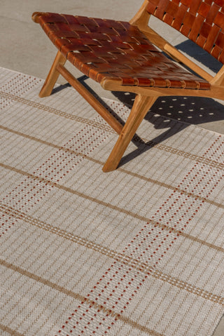 Brink and Campman Zona Stitch Terra Area Rug Room Image Feature