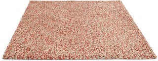 Brink and Campman Pop Art Coral Area Rug Angle Image