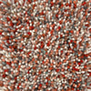 Brink and Campman Pop Art Coral Area Rug Closeup Image
