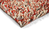 Brink and Campman Pop Art Coral Area Rug Corner Image
