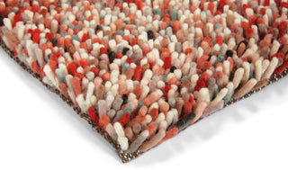 Brink and Campman Pop Art Coral Area Rug Corner Image