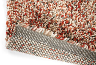Brink and Campman Pop Art Coral Area Rug Fold Image