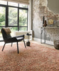 Brink and Campman Pop Art Coral Area Rug Room Image Feature