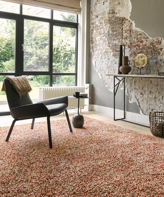 Brink and Campman Pop Art Coral Area Rug Room Image Feature