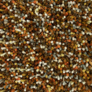 Brink and Campman Pop Art Amber Area Rug Closeup Image